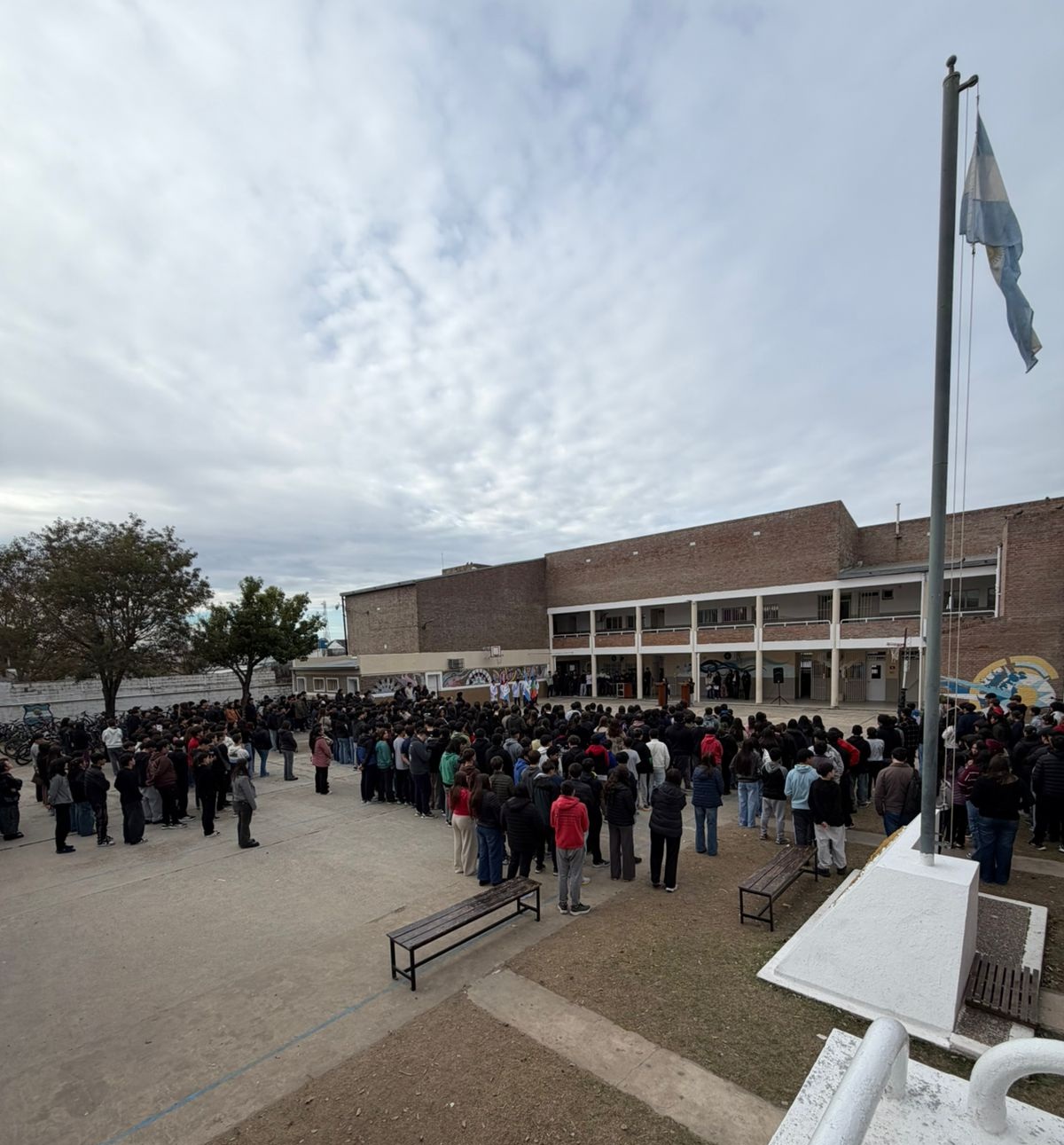 Acto por el día de la Bandera