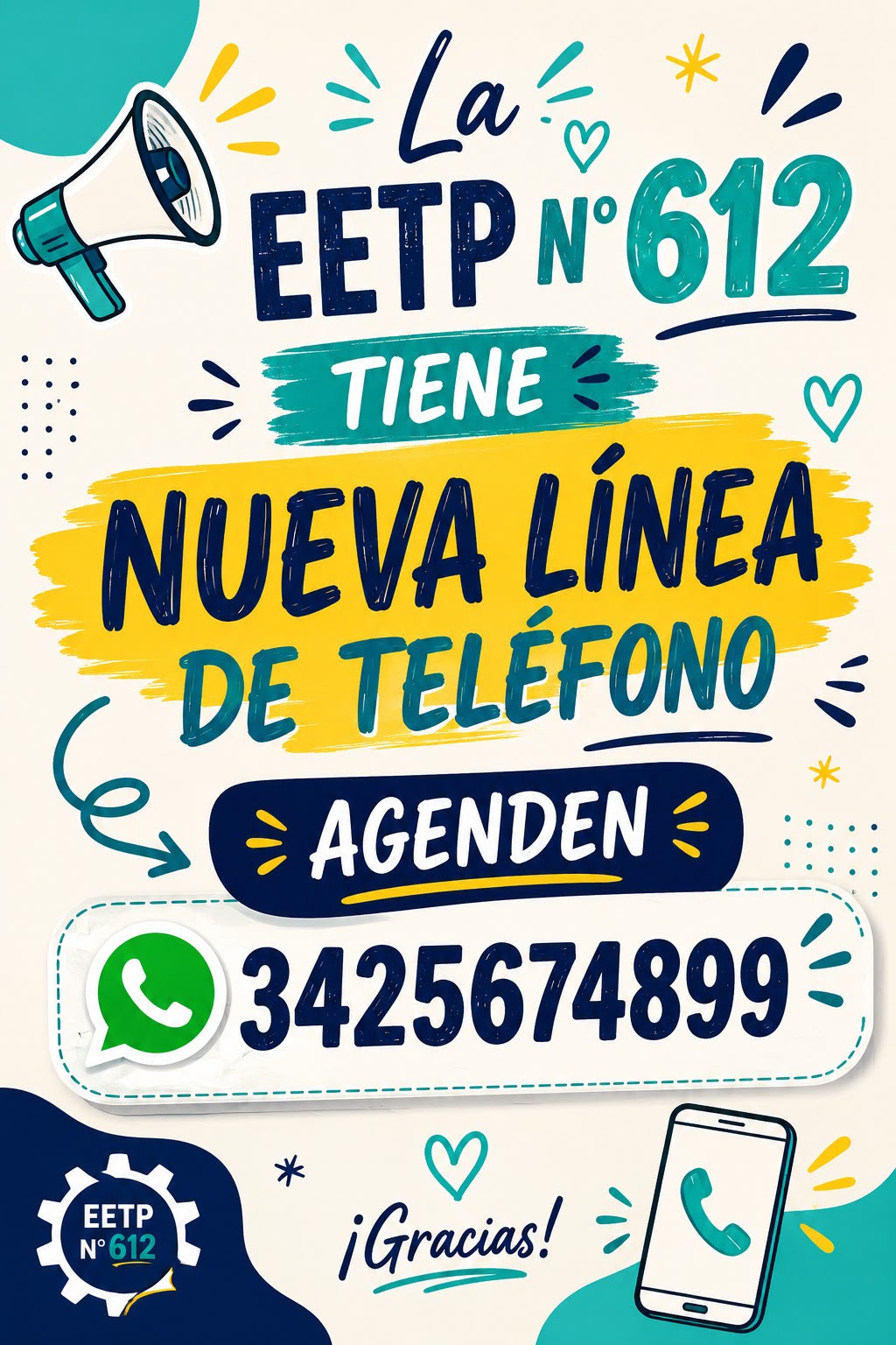 Nueva línea de teléfono